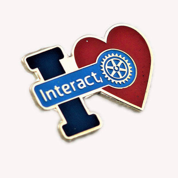 "I Love Interact" Pin - Awards California