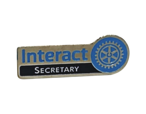 Interact-Secretary-High-Quality-Lapel-Pin-Tej-Bothers