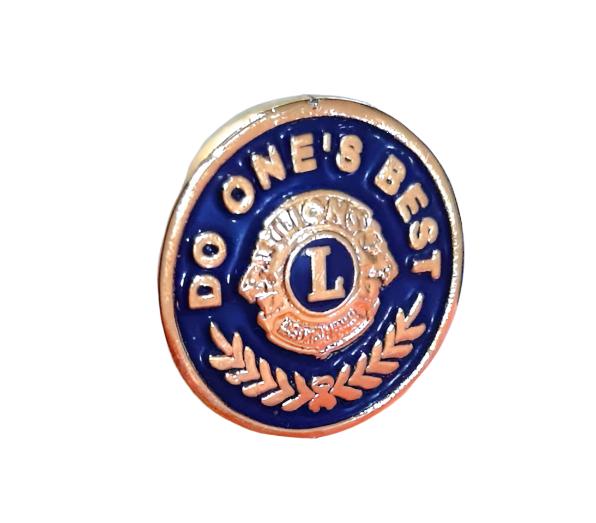Lion-Do-One's-Best-Blue-Pin-Tej-Brothers