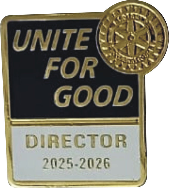Rotary Theme 2025-26 Director Pin – Tej Brothers