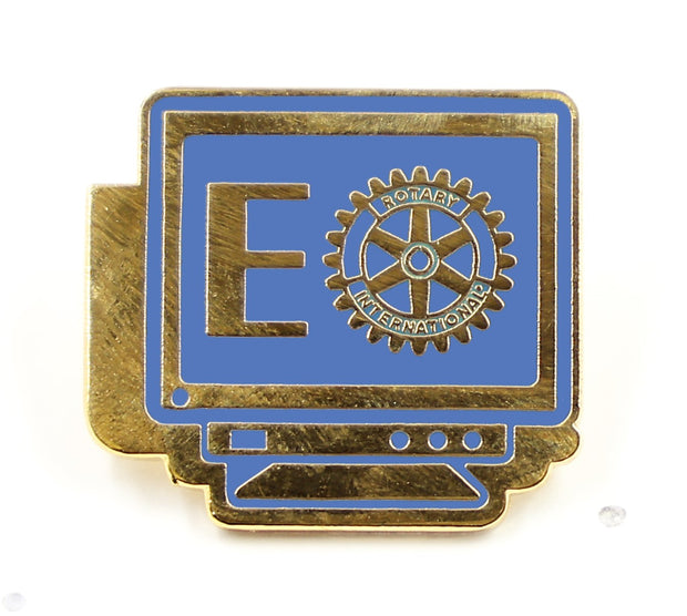 Rotary E Lapel Pin