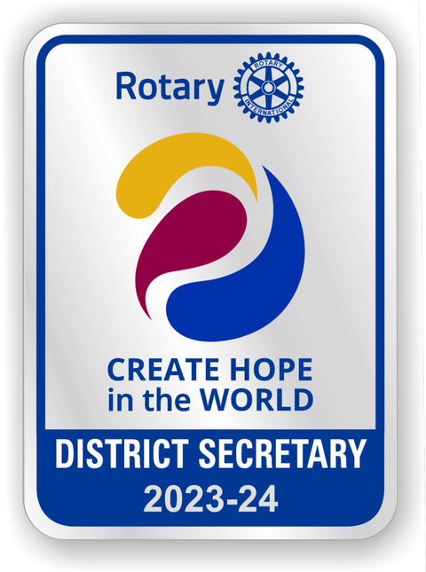 Magnetic Pocket Badge - District Secretary