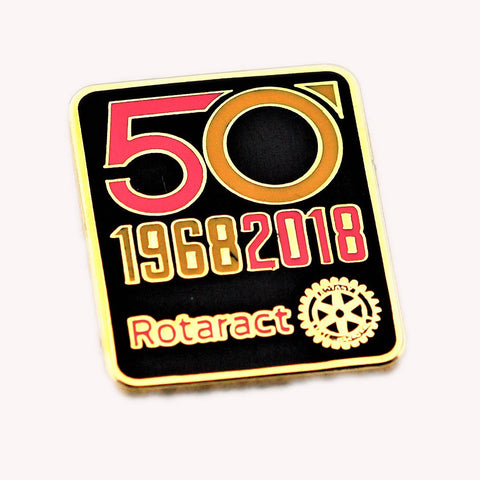 50 Years of Rotaract Pin (Colors Available) - Awards California