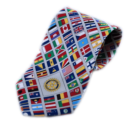 Rotary International Flag Tie - Awards California
