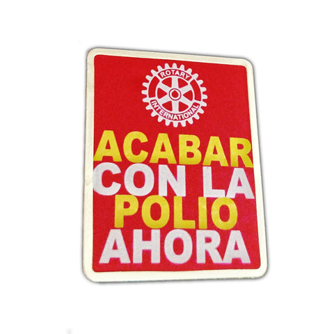 End Polio Pin (Spanish)