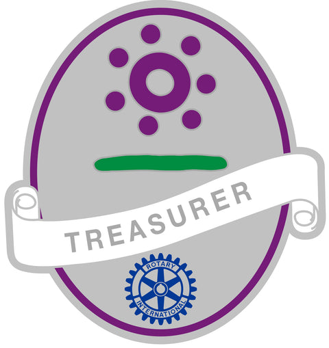 Rotary Theme 2022-2023 - Treasurer Pin