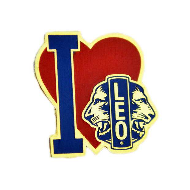"I Love Leo" Pin - Awards California