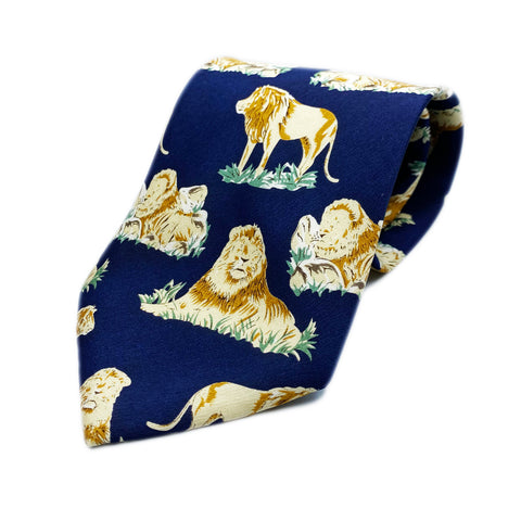 Lions Silk Tie