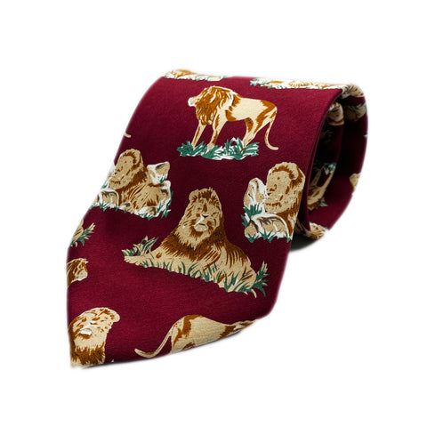 Lions Silk Tie