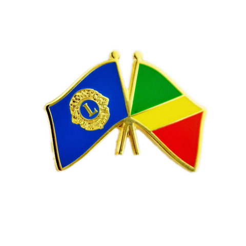Republic of Congo Flag Pin - Awards California