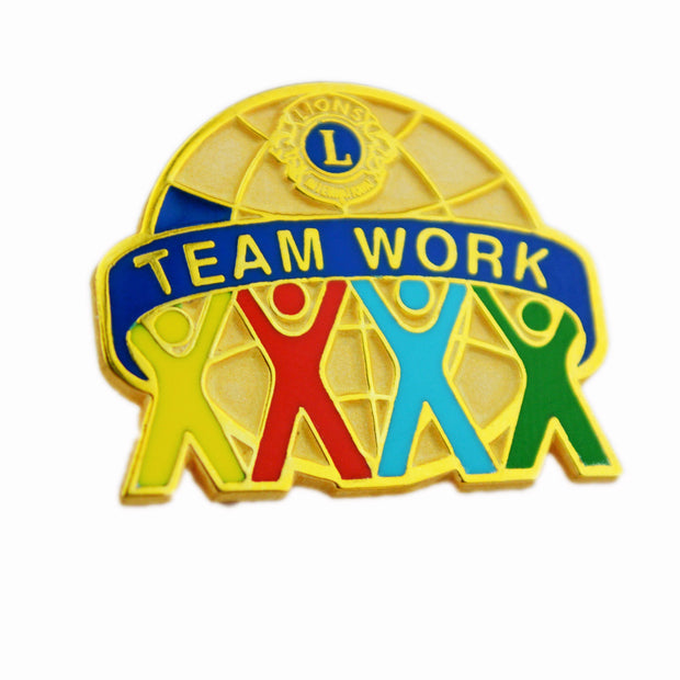 Team Work Pin