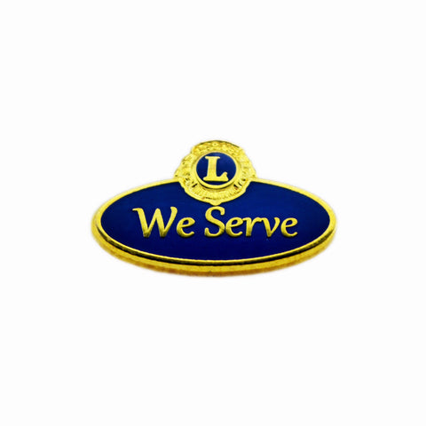 We Serve Pin