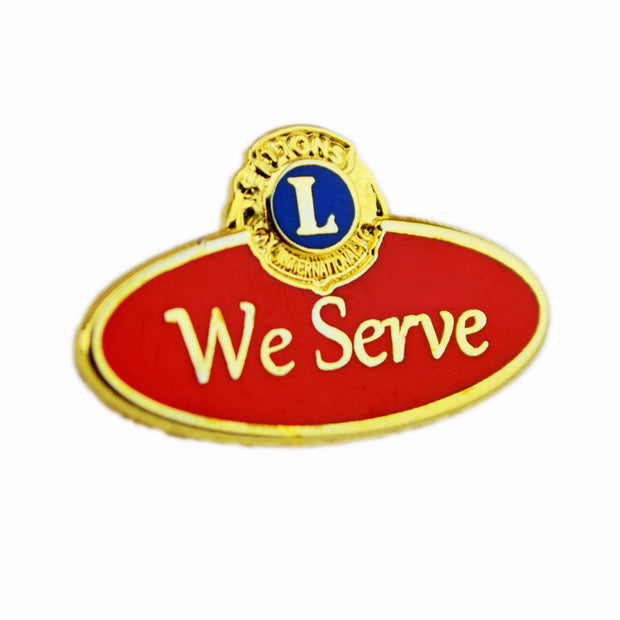 We Serve Pin