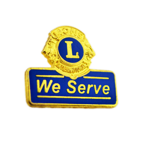 We Serve Pin