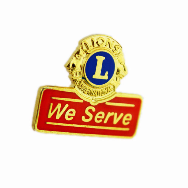 We Serve Pin