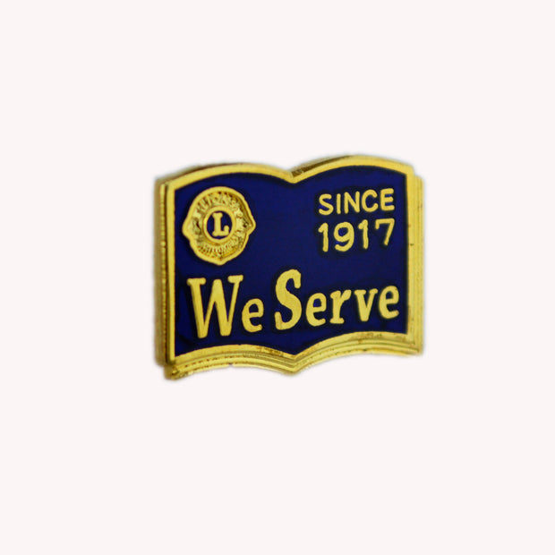 We Serve Pin